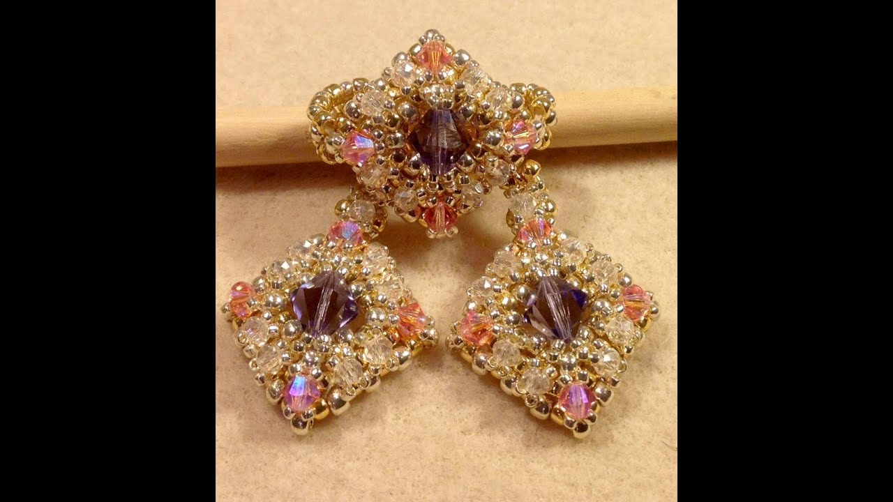 The Princess Set  ring and earring tutorial