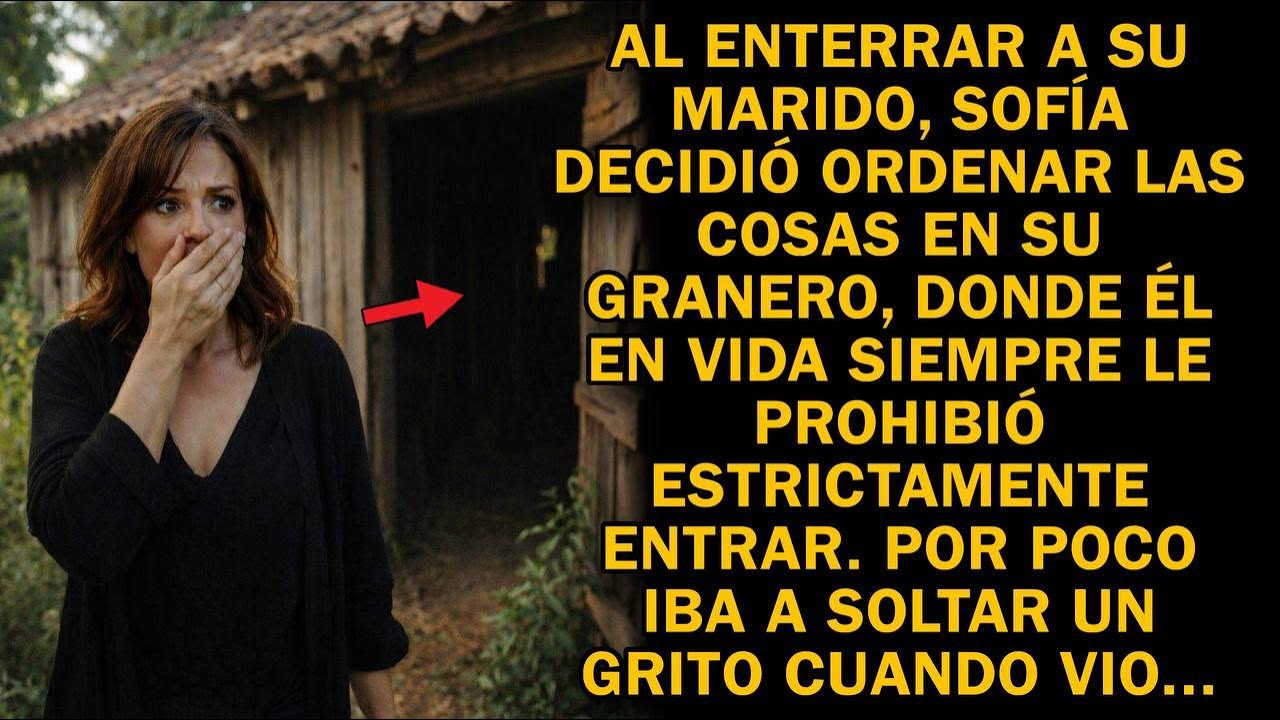 Tras enterrar a su marido, Sofía entró al granero prohibido y lo que vio casi la hizo gritar...