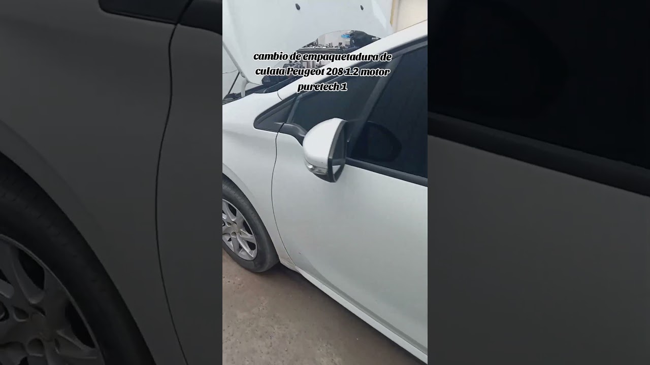 cambio de empaquetadura de culata Peugeot 208 1.2 motor puretech 1