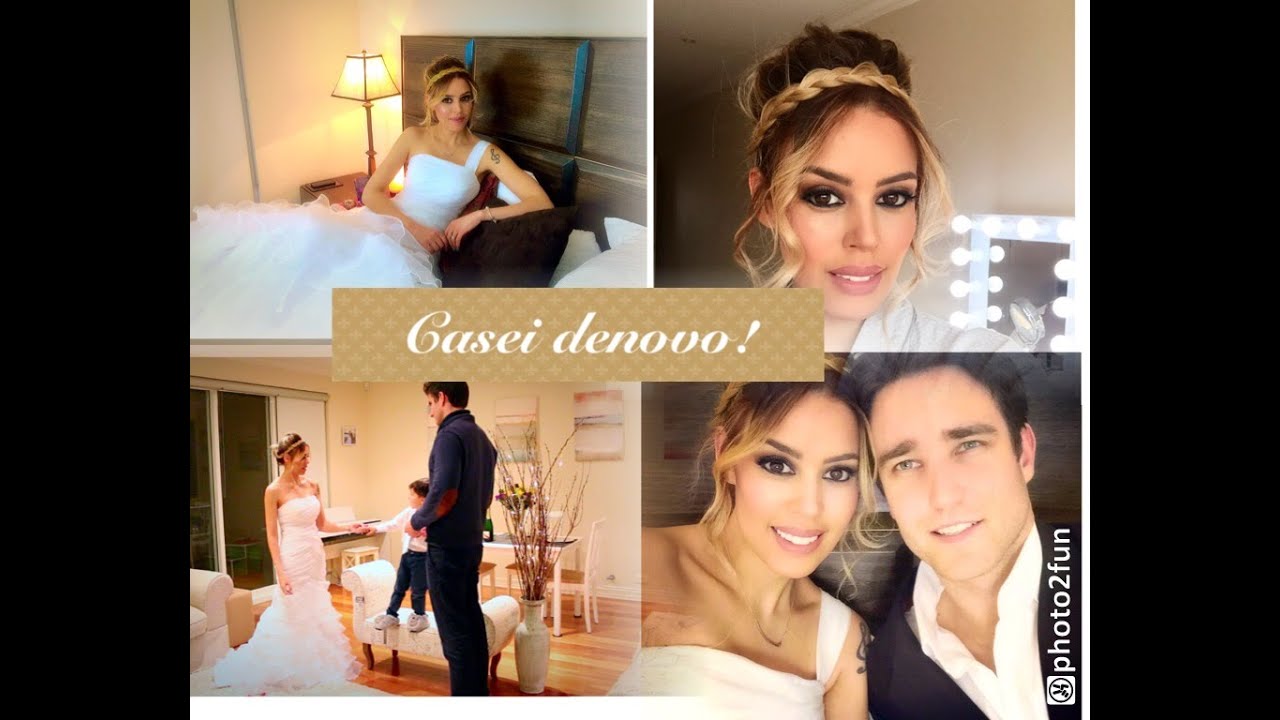 Casei de novo! Aniversário  de casamento surpresa/vestida de noiva👰🏼