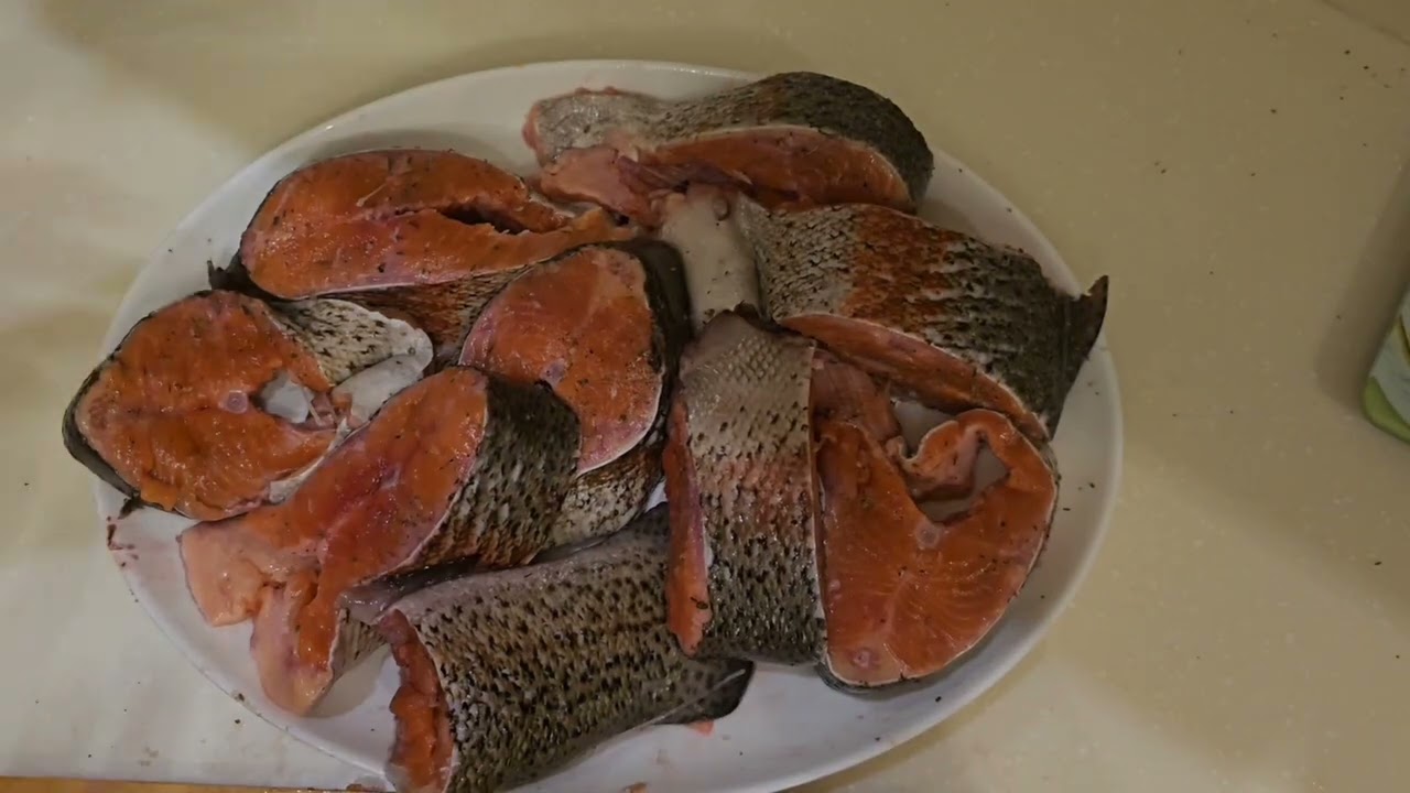СЕМГА В ДУХОВКЕ . НУ ОЧЕНЬ ВКУСНАЯ !!! ❤️🔥❤️