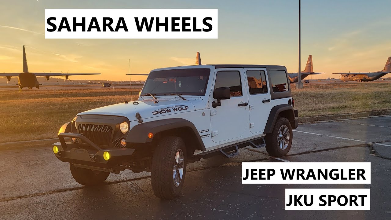 SAHARA WHEELS on JEEP JKU SPORT    #jeepwrangler  #jeepjku #jeepjk