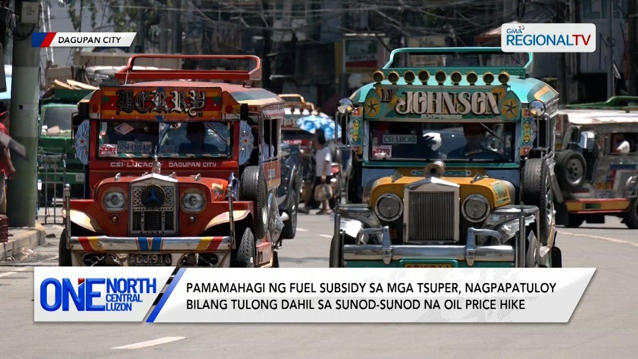 Pamamahagi ng fuel subsidy sa mga tsuper, nagpapatuloy | One North Central Luzon
