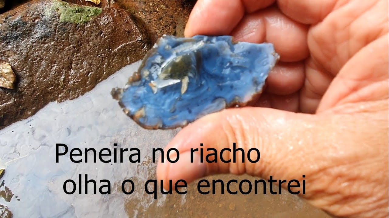 Peneira no riacho olha o que encontrei