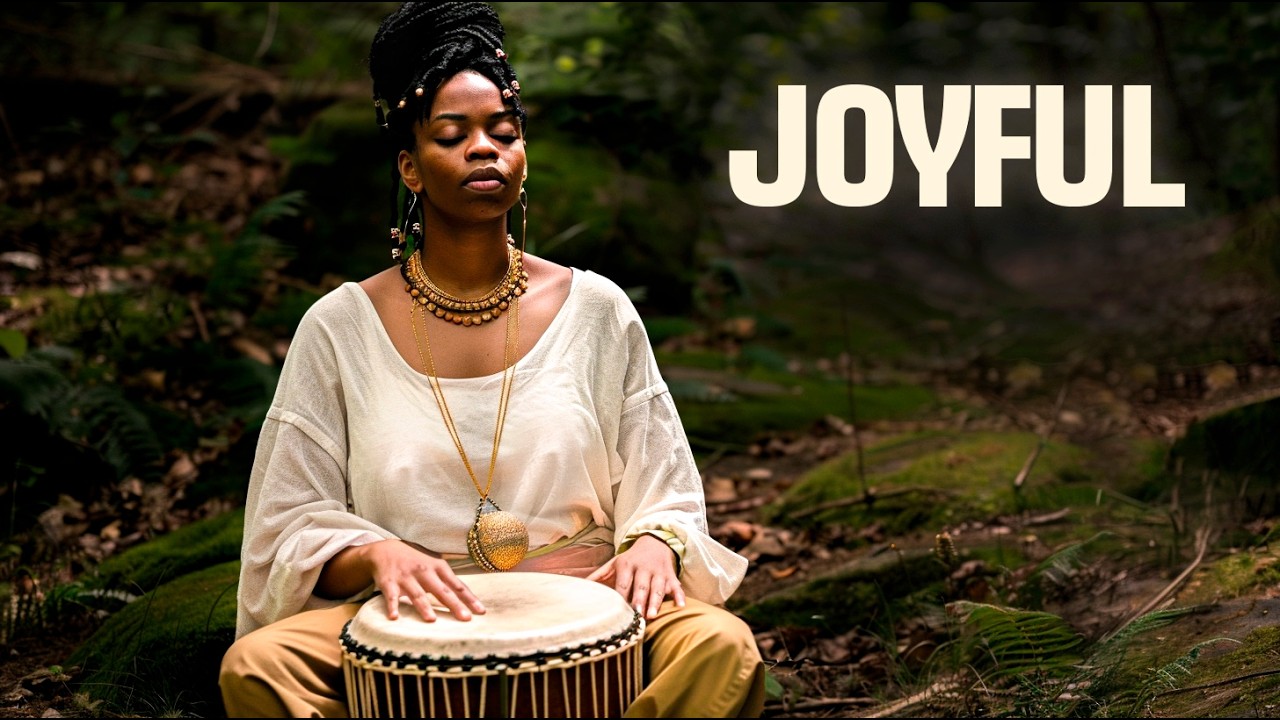 Positive African Drum Meditation | Calm Djembe Rhythm