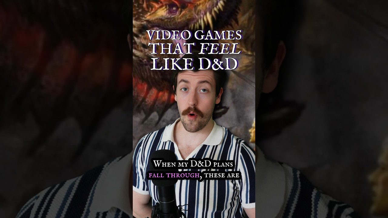 Video games that FEEL like D&D 🎮 #dungeonsanddragons #dnd #dungeonmaster #dnd5e #gaming #ttrpg