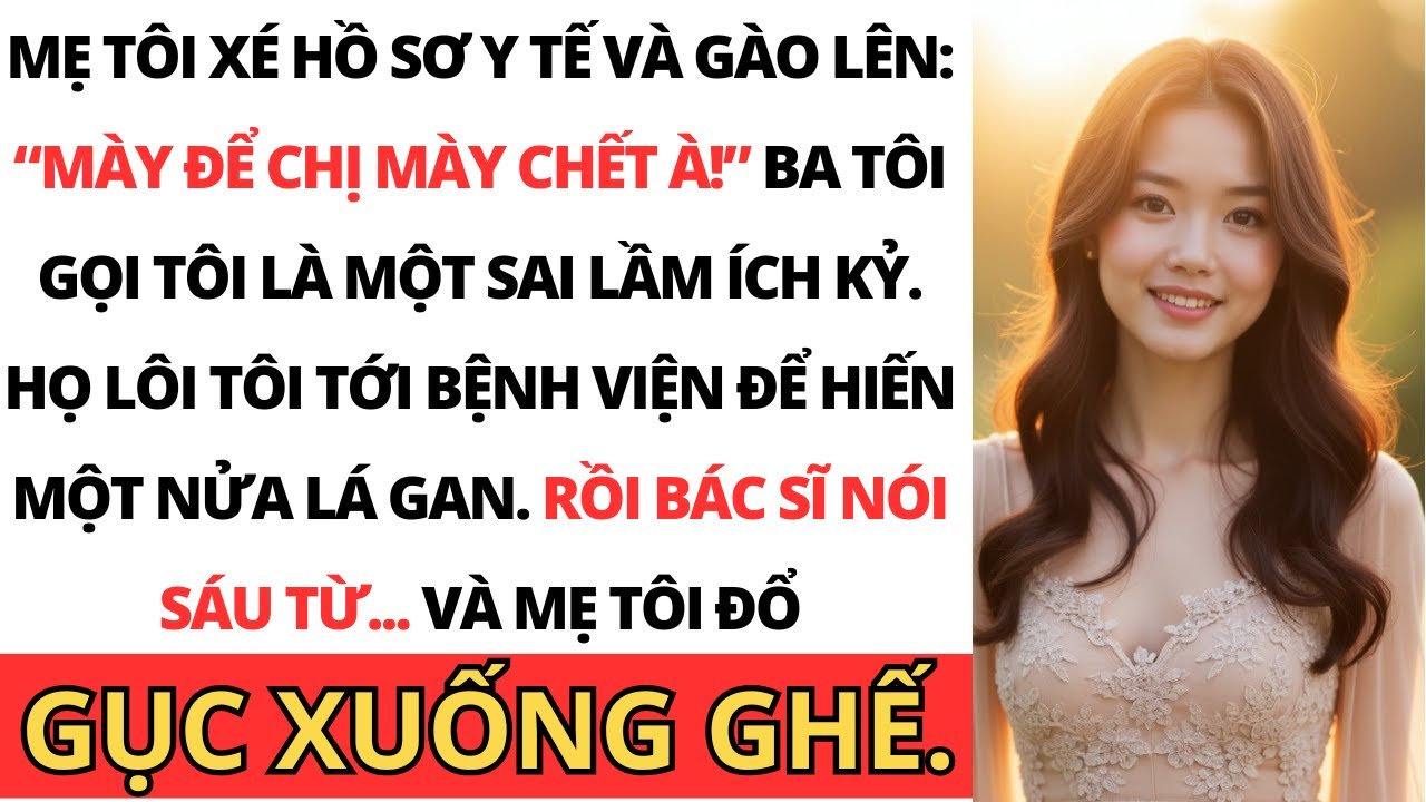 Bố mẹ bắt tôi hiến gan cho chị gái hay đánh đập – Nhưng rồi xét nghiệm ADN đã vạch trần tất cả
