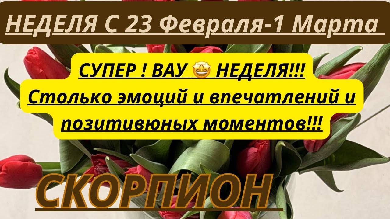СКОРПИОН ♏️ ТАРО ПРОГНОЗ С 23 Февраля-1 Марта/2026 от Alisa Belial.