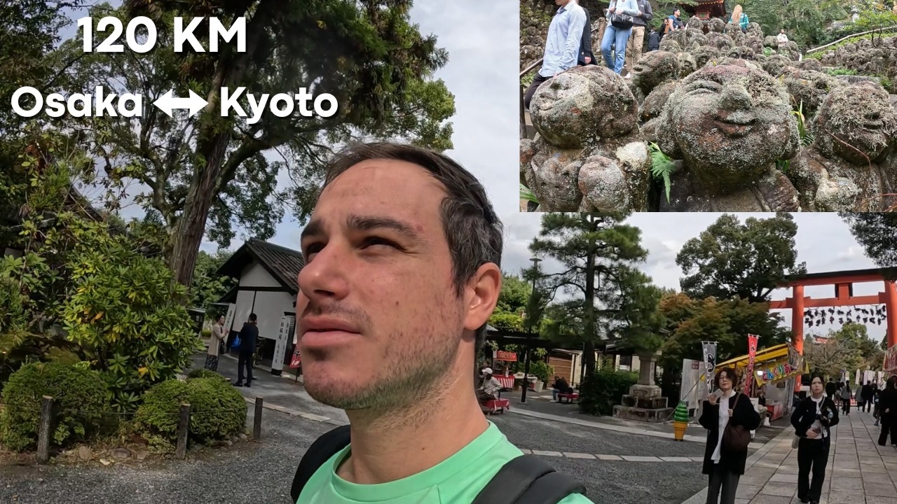 Kyoto à vélo depuis Osaka 🚴‍♂️ 120 km de découvertes au Japon