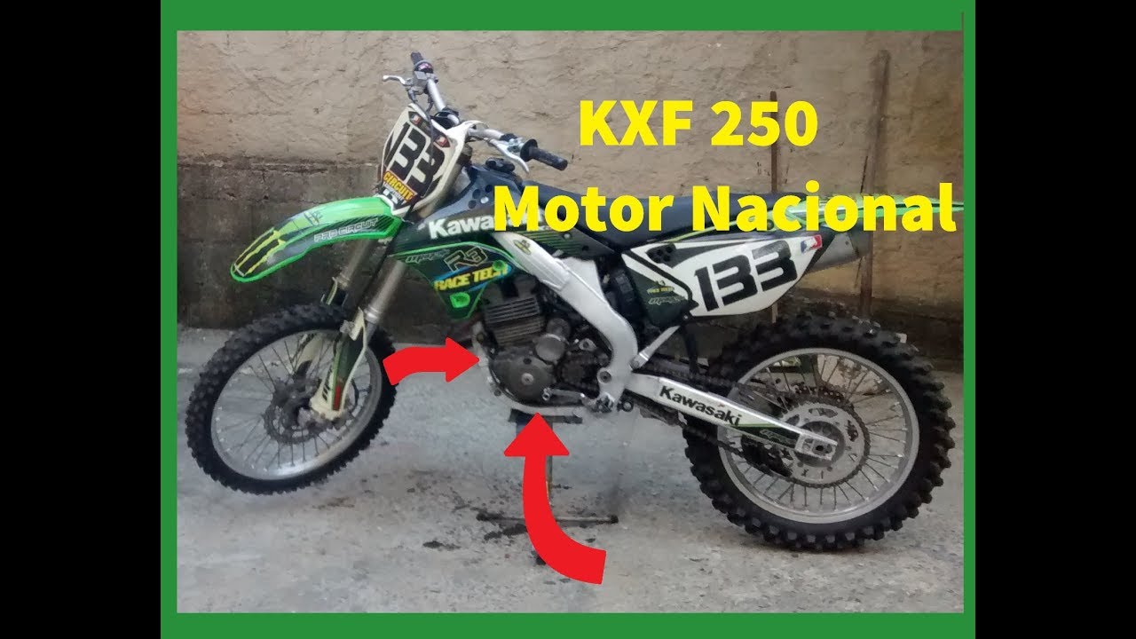 KXF 250 com Motor Nacional de Tornado/Twister (Sem Cortar o Quadro)