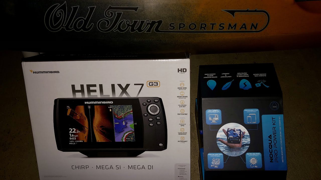 Old Town Salty PDL 120 ZERO Drill Fish Finder Install [step by step]