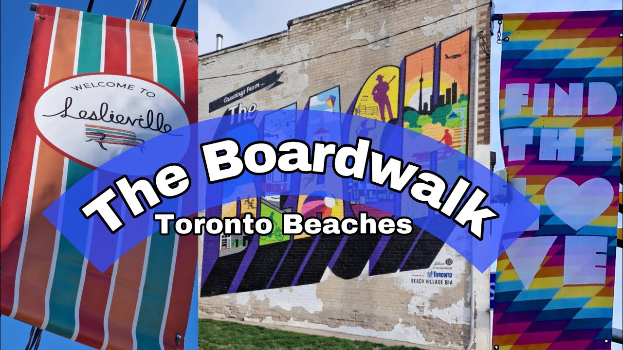 Yes, Toronto again: Walking the Boardwalk. Toronto Beaches.
