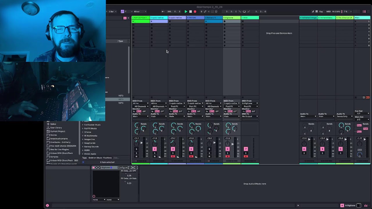 AMBIENT - Eyes Together - Tuesday Night Production Jam 2/10/26 - Making Ambient in Live 12