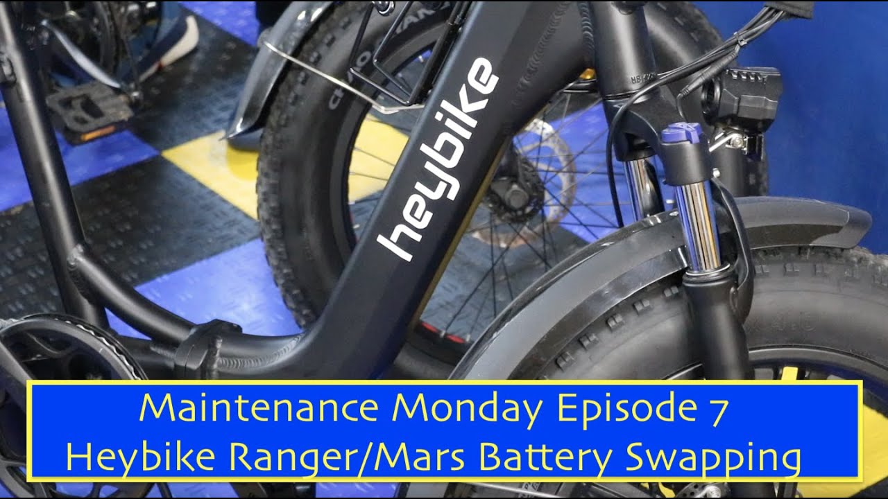 Heybike Ranger and Mars battery swapping possible?