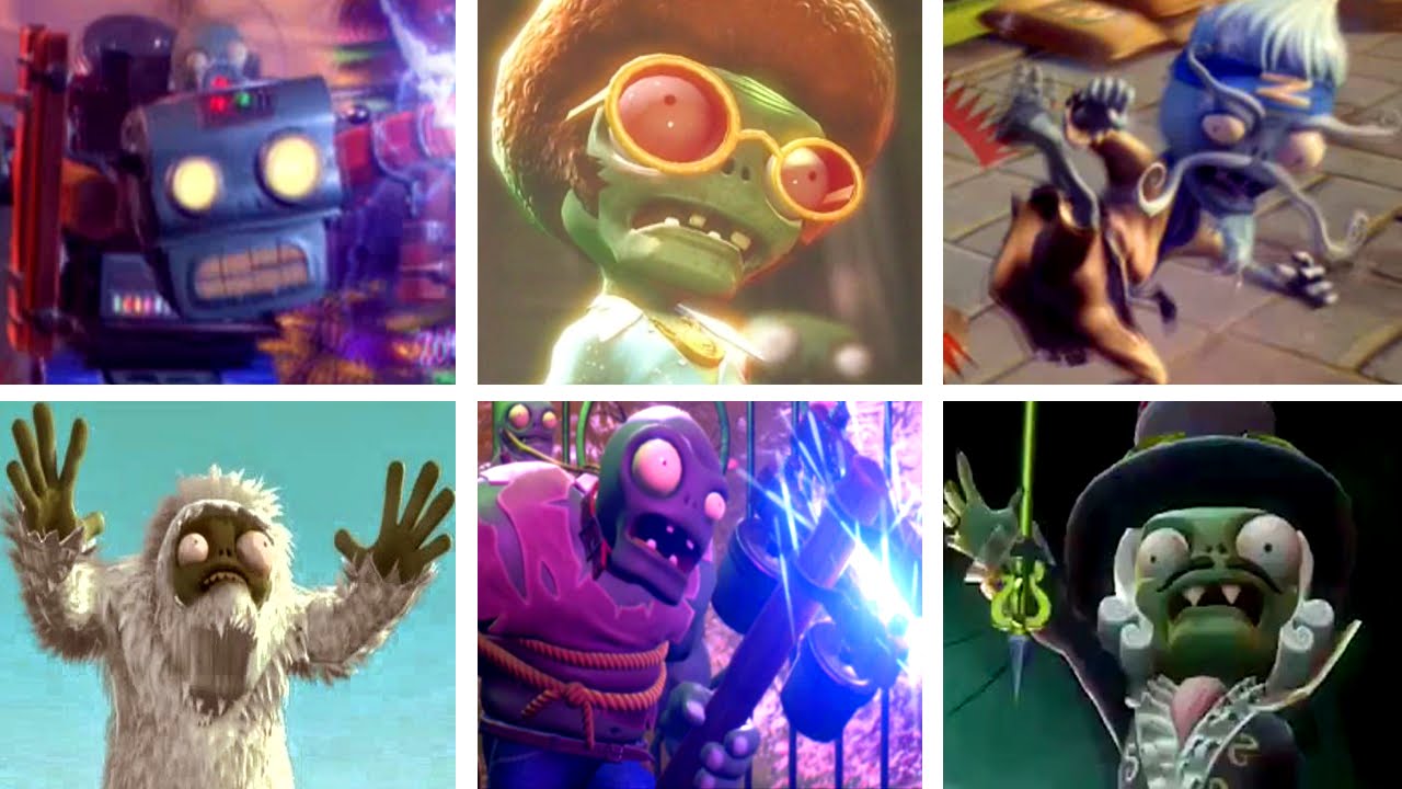 Plants vs. Zombies Garden Warfare 2 - ALL FINAL BOSSES (Part 2)