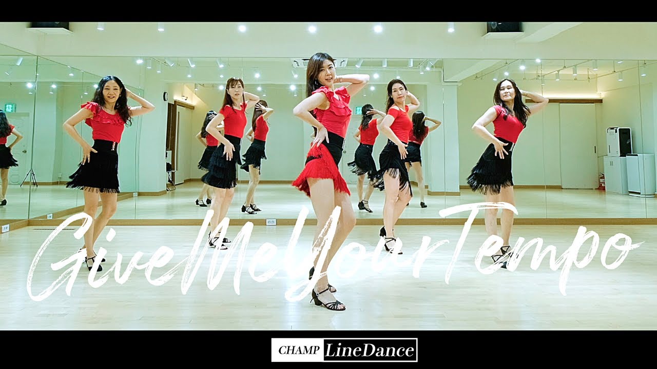 [라인댄스중급반] Give Me Your Tempo Line Dance || 기브미유어템포 라인댄스