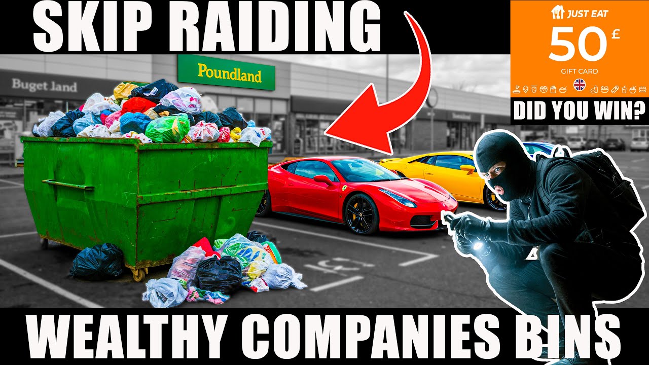 😲LOOK WHAT I FOUND! Raiding the Bins of wealthy Companies, DUMPSTER DIVING UK