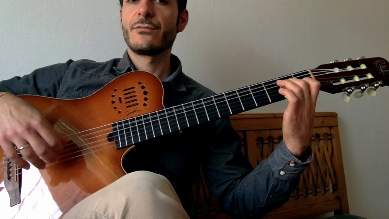 LEZIONI di CHITARRA: Arpeggio FACILISSIMO!!!! per principianti