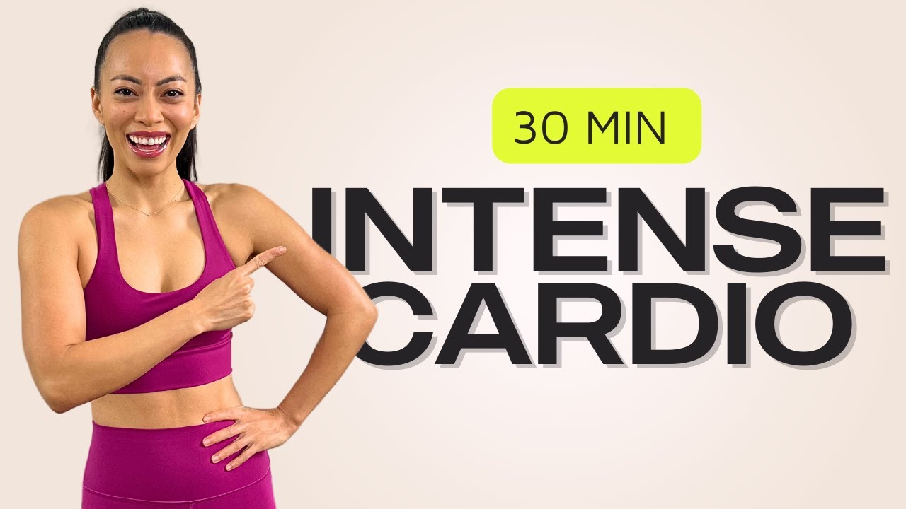 30 Min No Equipment INTENSE Full Body Workout (High Calorie Burn)