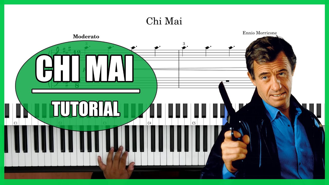 🎹 CHI MAI (ENNIO MORRICONE): TUTORIAL para ✅ PIANO FÁCIL ✅