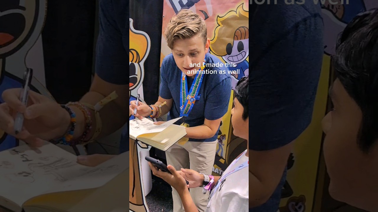 Meeting @Haminations  at VidCon (face reveal warning)