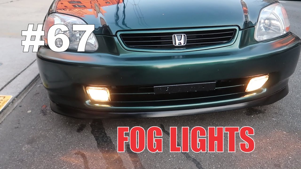Como instalar unos Fog Lights Honda civic 96