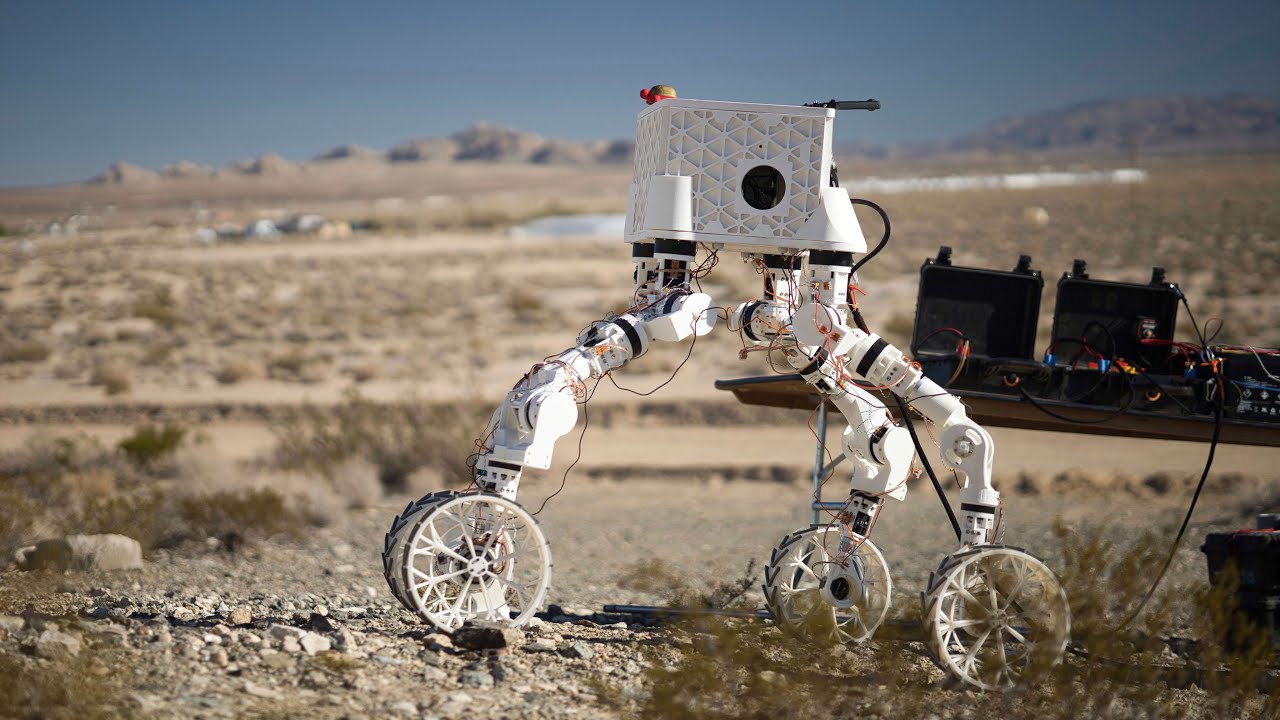 Testing UMD’s Robotic Lunar Rover Prototype in the Desert with JPL