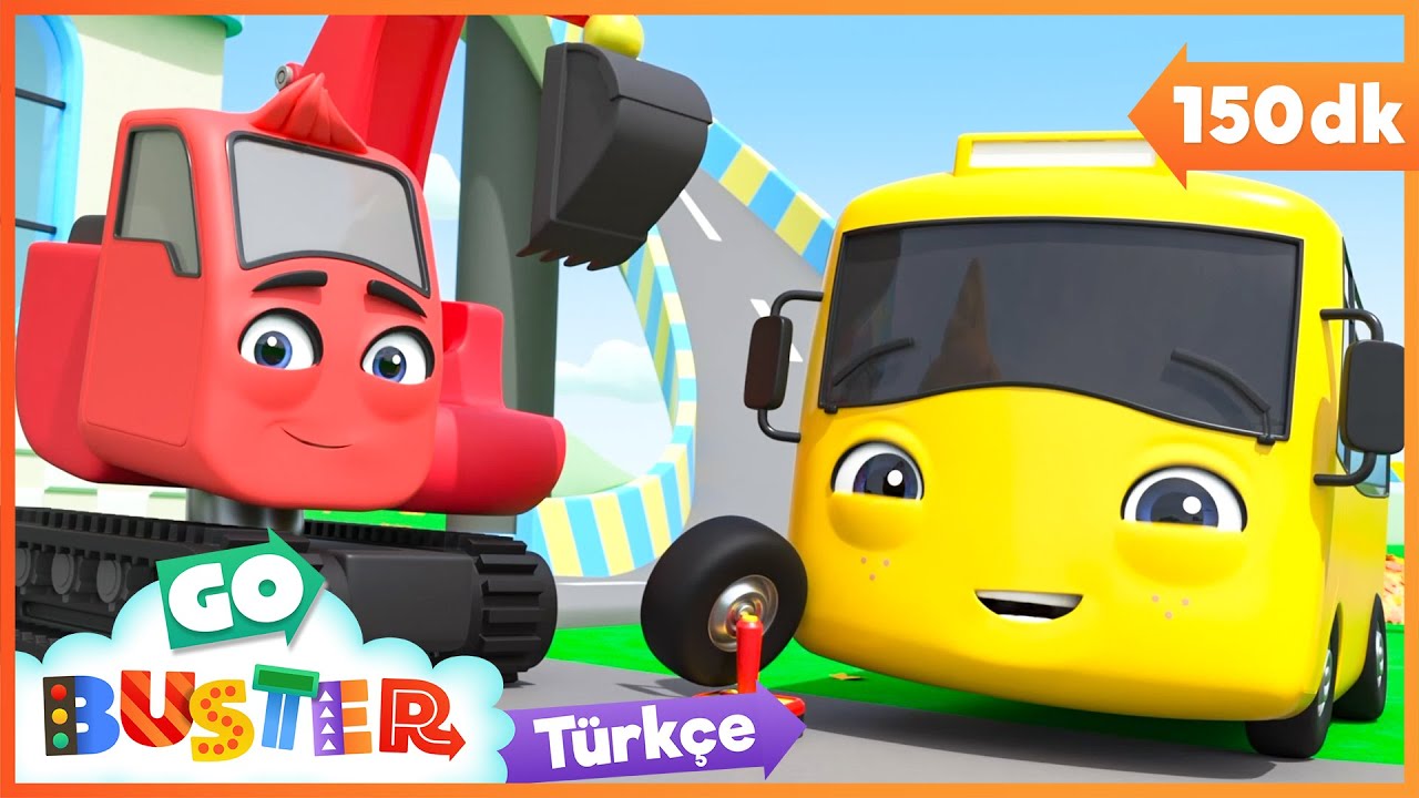 Rüzgarlı Bir Gün - Oyuncak Araba Nerede? | Go Buster Türkçe - Çocuk Çizgi Filmleri