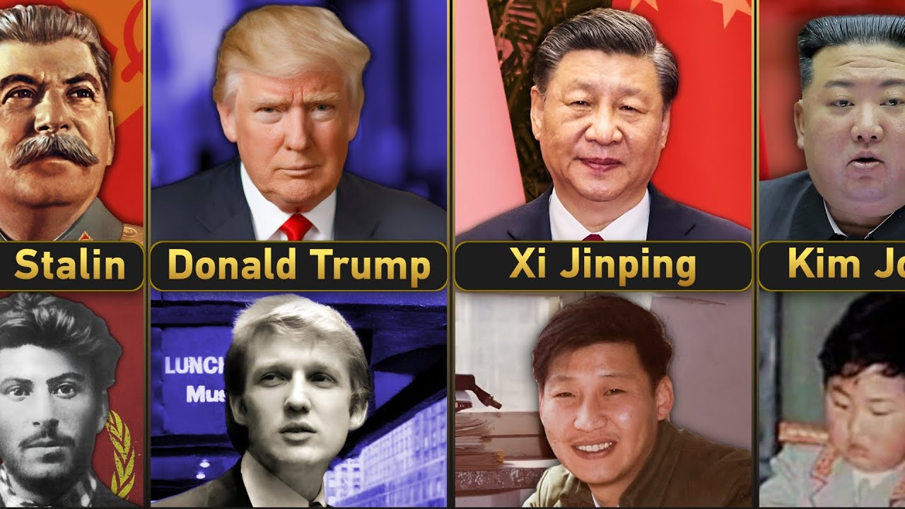 YOUNGER VERSIONS of World Leaders