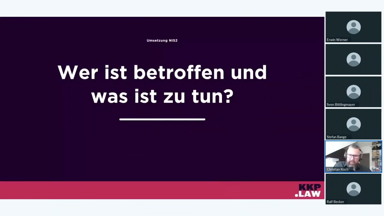 NIS-2....was ist zu tun?! (Recht)