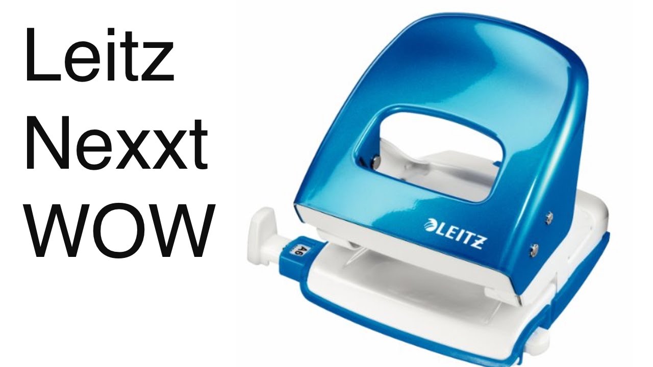 Leitz NeXXT WOW 5008 25 Sheet Metal Hole Punch [Metallic Blue]