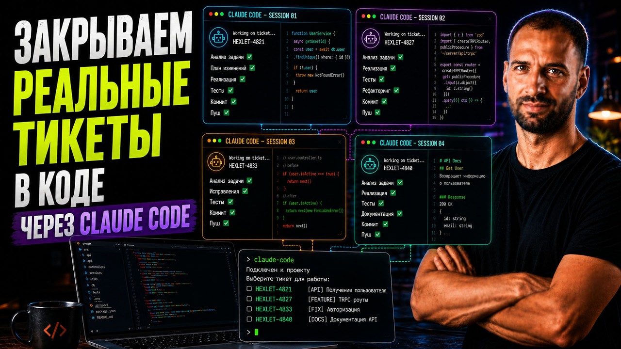 Мой воркфлоу агентного программирования: параллельные сессии и пулреквесты в опенсорс