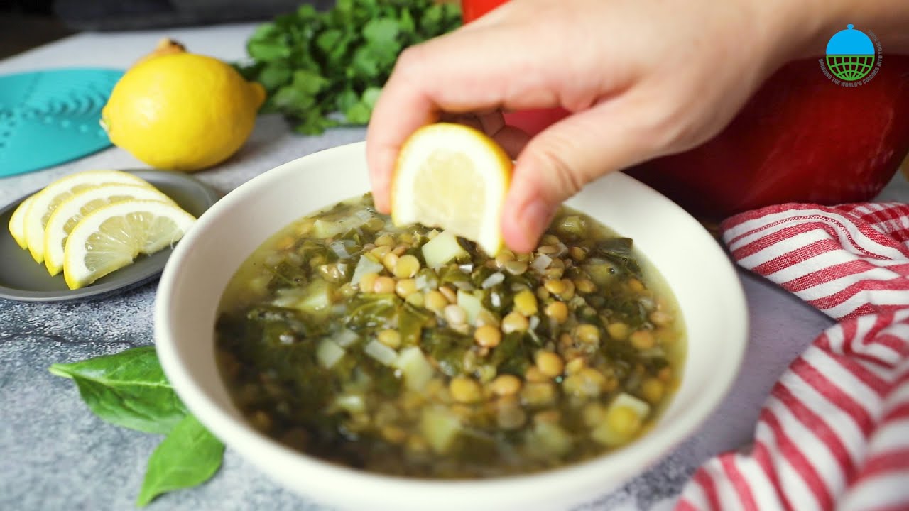 Lebanese Sour Lentil Soup (Adas Bhamod)