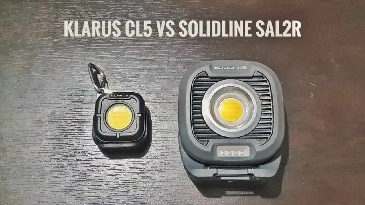 Çok Keyifli Bir Alet.. Klarus CL5 Alan Aydınlatma Feneri. Solidline SAL2R Karşısında Ne Yapacak.