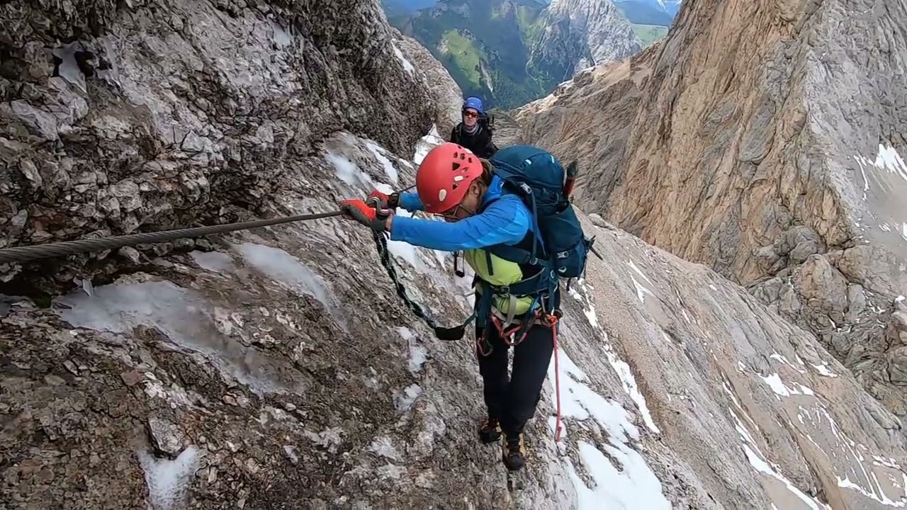 Vía ferrata Punta Penia (Marmolada)