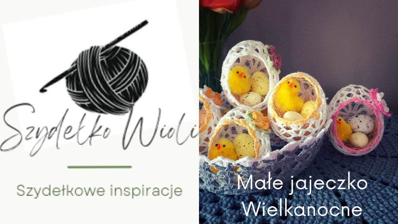 Szydełko Wioli - szydełkowy nowy wzór jajka Wielkanocnego 🥚/ crochet/crocheting