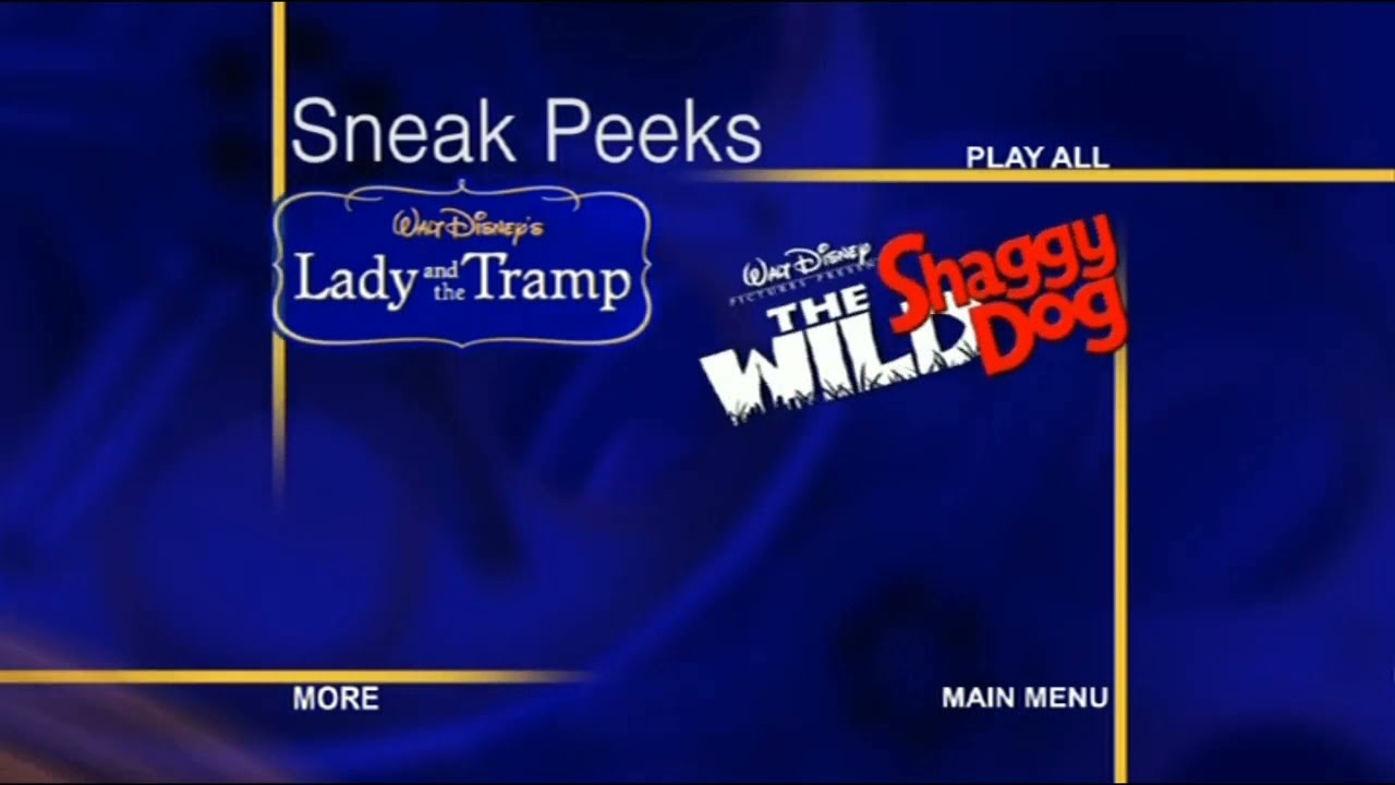 (Updated) Sneak Peeks Menu Disney (2006)