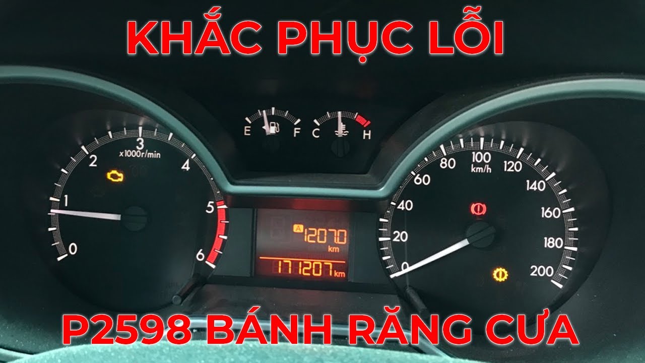 Khắc phục lỗi bánh răng cưa | P2598 - Turbocharger Boost Control bằng Autel ms909