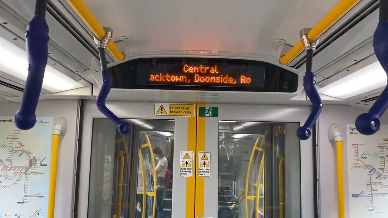 Sydney Trains DVA: Stopping pattern from Central to Penrith