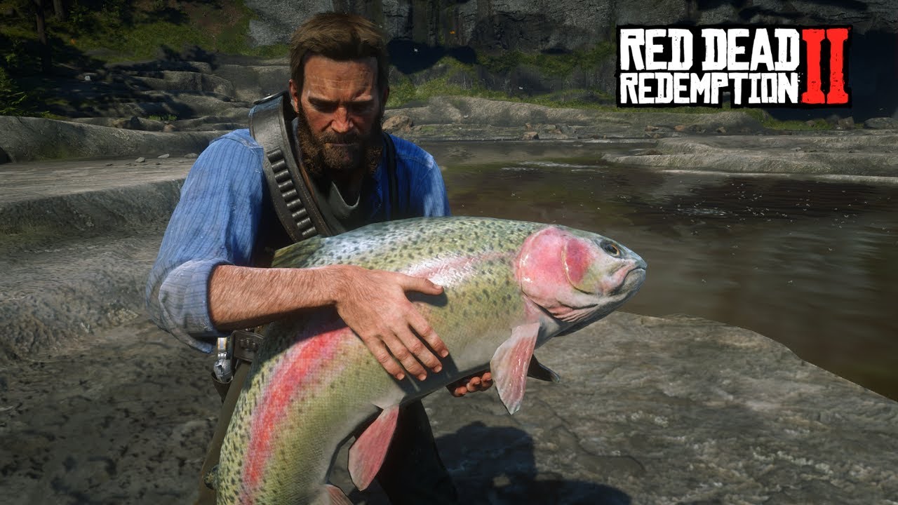 ЛЕГЕНДАРНАЯ ОХОТА НА РЫБУ СНОВА!! Сюжетный режим RDR2