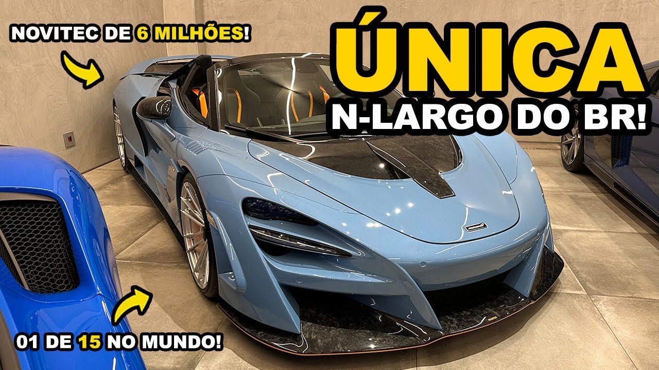 O ÚNICO MCLAREN 720s com kit N-LARGO da NOVITEC no BRASIL! Um de apenas 15 no MUNDO!