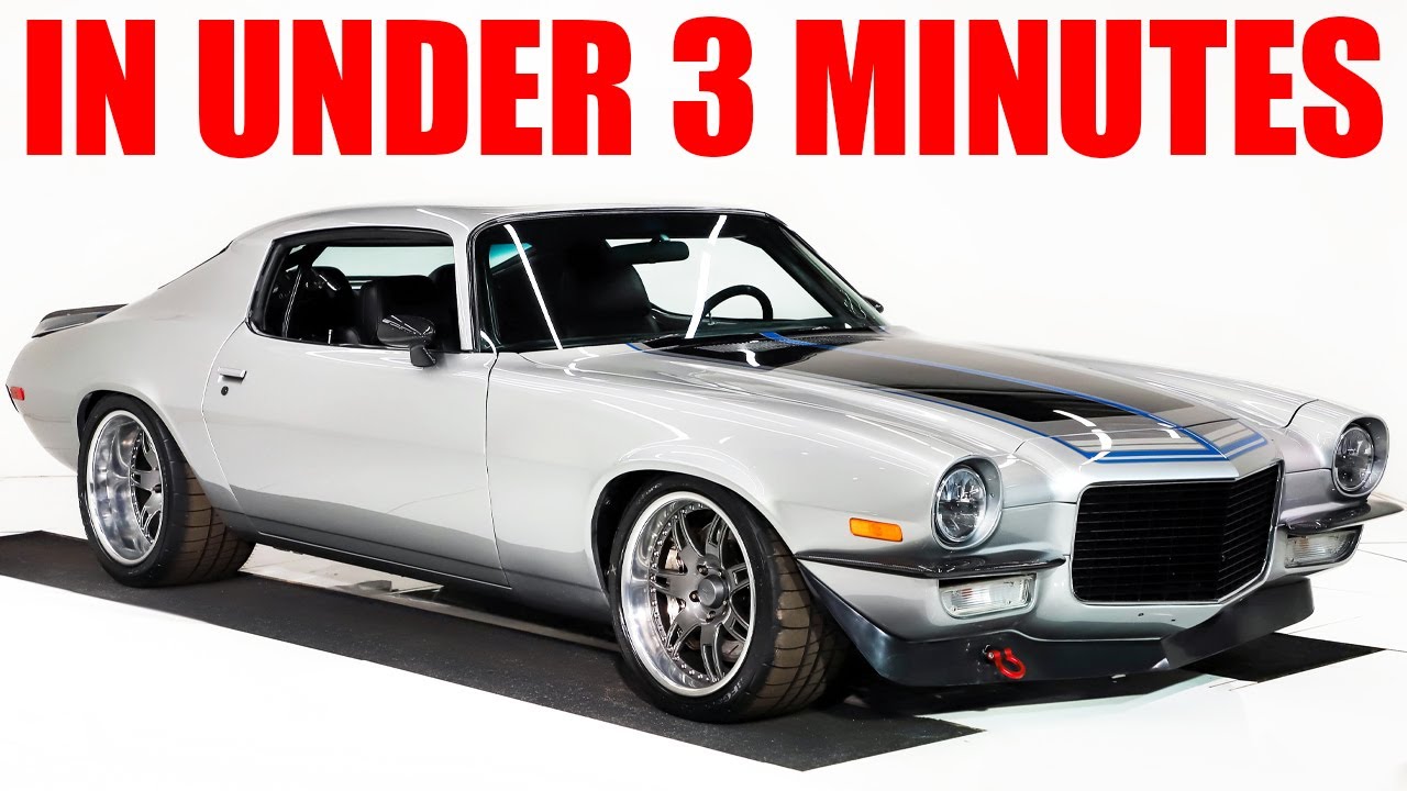 1970 Chevrolet Camaro Pro Touring For Sale In Under 3 Minutes! (V21833)