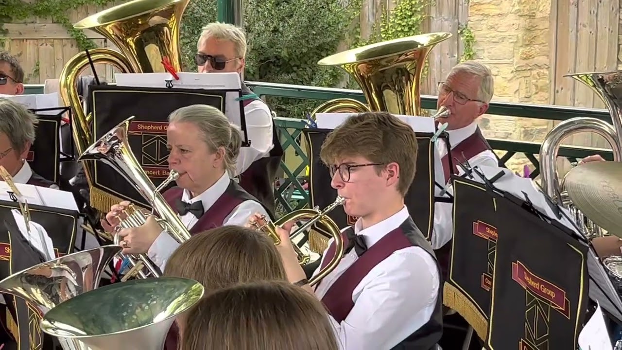 6 - The Shepherd Group Concert Brass Band - Wetherby Bandstand - 28th Aug  it must be Love (Madness)