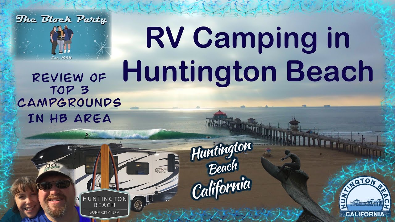RV Camping Huntington Beach California #rvcamping #rvtravel