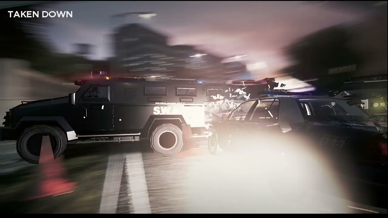 NFS Most Wanted 2012 Heat lvl 6 pursuit - Ford Crown Victoria Police Interceptor