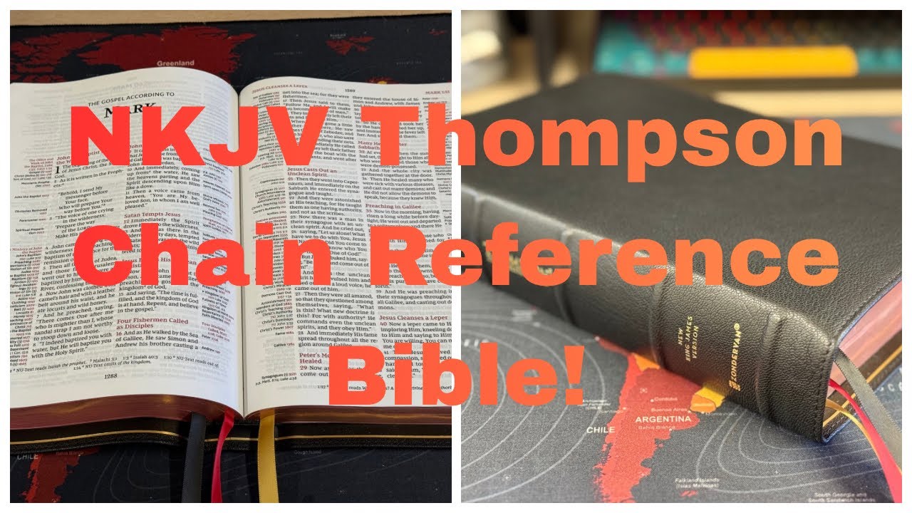 Я обожаю свою красавицу из козьей кожи NKJV Thompson Chain Reference!