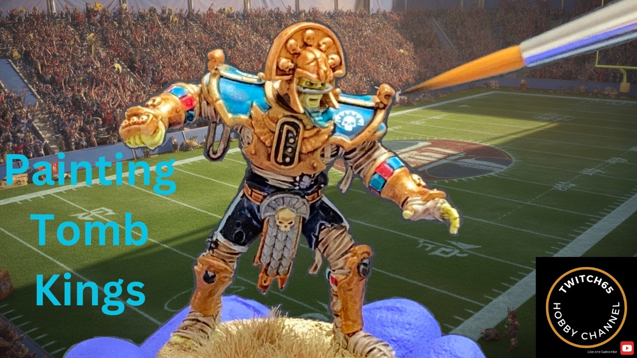 Blood Bowl Tomb Kings Painting from Start to Finish