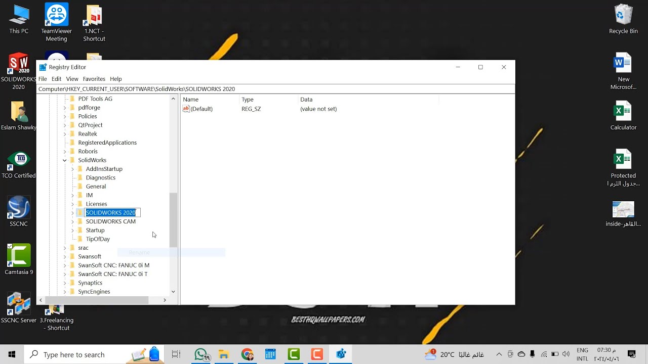 Restore SOLIDWORKS Default settings