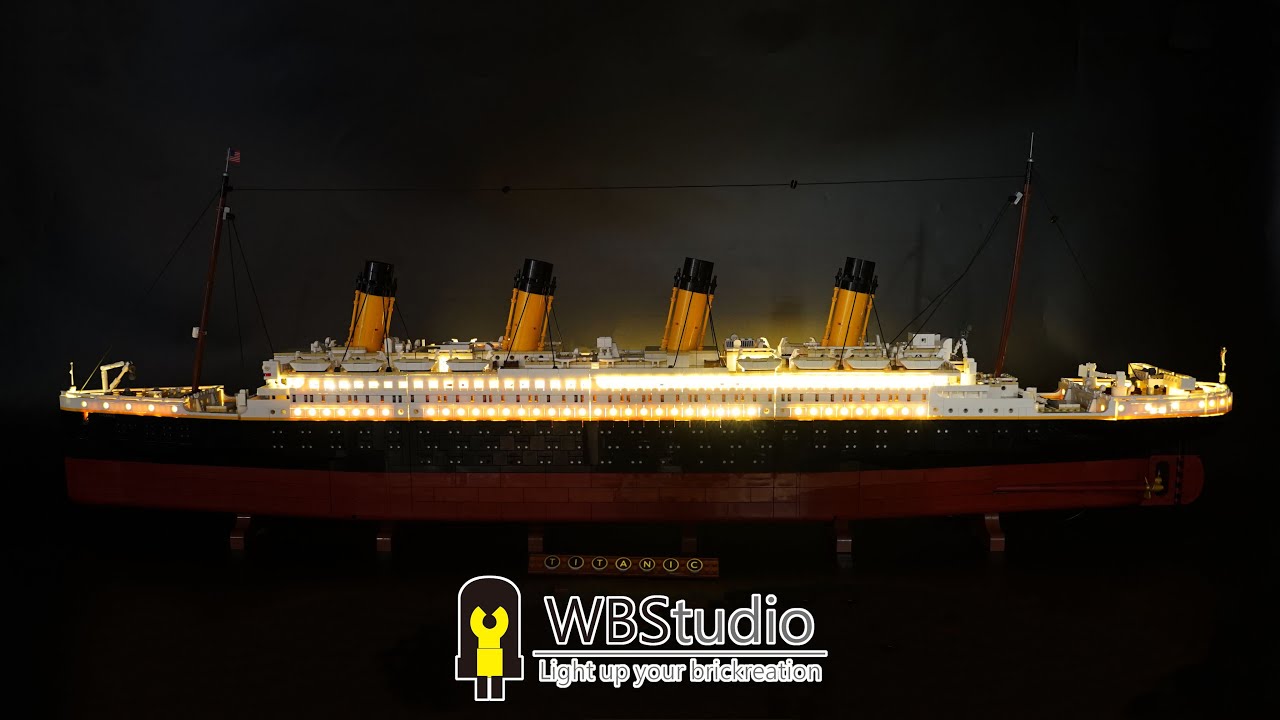 [WBS]Lego 10294 Titanic+Light Kit