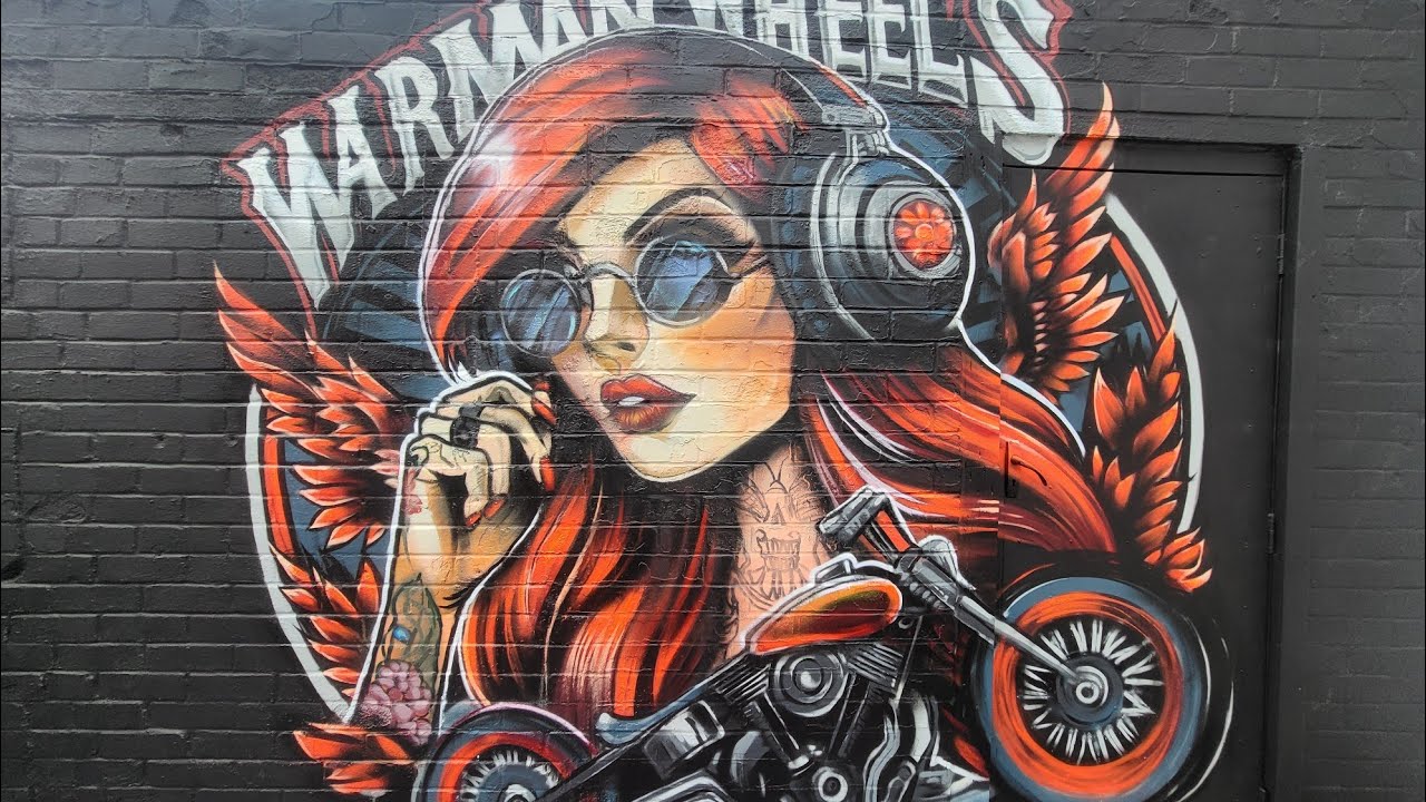 MURAL - Warman Wheels Business Logo by Demograffix